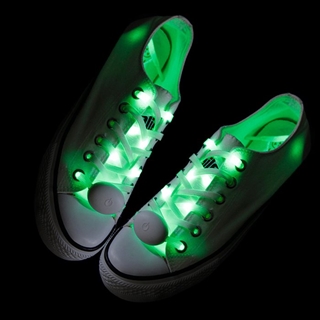 LED snørebånd lysende grøn